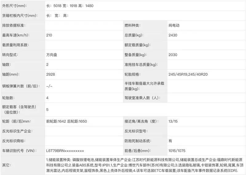 外觀變化不大/搭載250kW電機 吉利銀河星耀8純電申報圖曝光