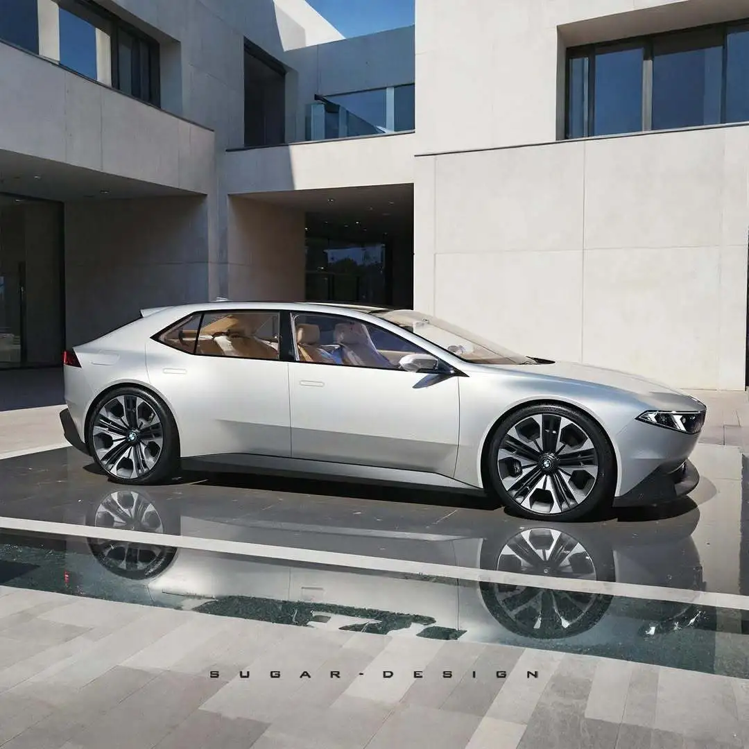 寶馬五門電動掀背車i1非官方效果圖曝光,預估2028年推出