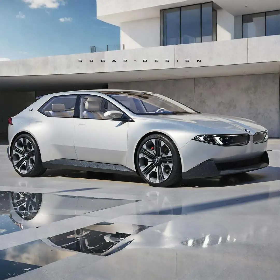 寶馬五門電動掀背車i1非官方效果圖曝光,預估2028年推出